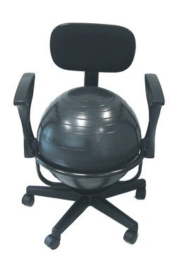 Adjustable-Ball-Chair-Black-Quality-Exercise-Ball-Chair-with-Arms-Premium-Exercise-Ball-Ergonomic-Chair-Exercise-Ball-Chair-for-Kids-Exercise-Ball-Desk-Chair-0