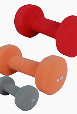 Brand-New-Hand-Weight-Neoprene-Coated-Dumbbell-Sets-7-8-9-lbs-Set-0