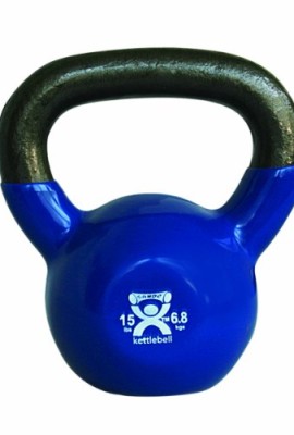 CanDo-Vinyl-Coated-Kettlebell-Blue-15-Pound-0