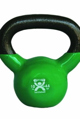 CanDo-Vinyl-Coated-Kettlebell-Green-10-Pound-0