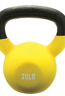 Champion-20-Pound-Yellow-Vinyl-Coated-Kettlebell-0