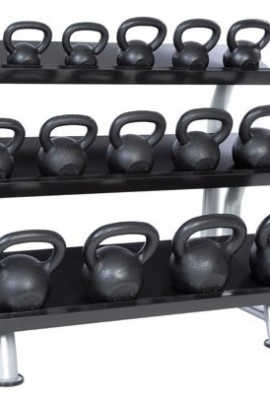 Hampton-5-100-lb-Black-Kettlebell-Club-Pack-with-3-Tier-Rack--15-Kettlebells-Set-0