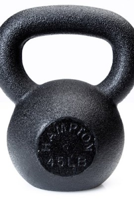 Hampton-50-lb-Black-Kettlebell-0