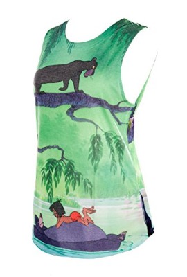 Mighty-Fine-Disneys-The-Jungle-Book-River-Scene-Sheer-Slub-Tank-Multi-Large-0-0