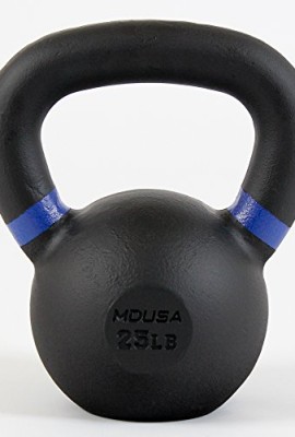 New-V4-Black-Series-Kettlebell-25lb-Crossfit-Kettle-Bell-25-pound-Free-Shipping-0