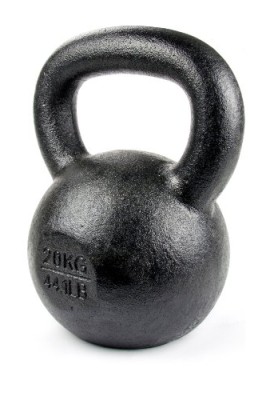 Tekbell-Kettlebell-20kg-44-Pound-Black-0-0