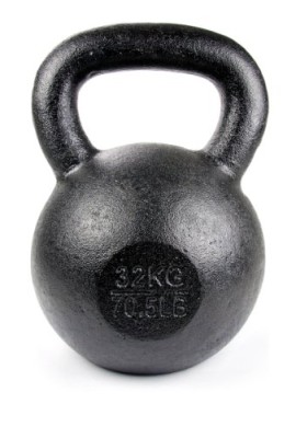 Tekbell-Kettlebell-32kg-72-Pound-Black-0