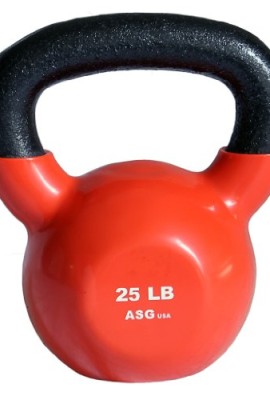 Vinyl-Coated-Heavy-Kettlebells-by-ASG-Orange-25-Lb-0