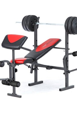 Weider-Weider-Pro-256-Weight-Bench-Combo-Set-Black-Steel-0