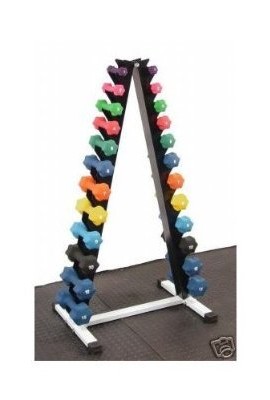 A-shape-Rack-w-12-Pairs-of-Neoprene-Dumbbells-1-Lb-30-Lb-0