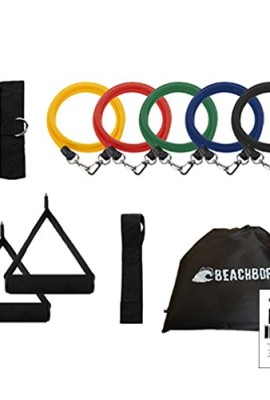 BEACHBORN-Multi-Function-Doorway-Pull-Up-Bar-and-11-Piece-Resistance-Band-Set-Pull-up-bar-assistance-bands-COMBO-PACK-FREE-AB-STRAPS-0-5