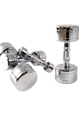 CAP-Barbell-150-lb-Chrome-Dumbbell-Set-5-25-lb-0