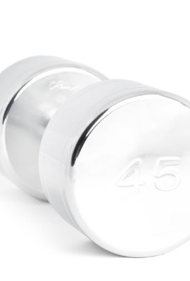 CAP-Barbell-Chrome-Dumbbell-with-Contoured-Handle-45-Pound-0