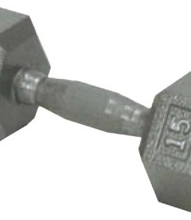 Champion-Barbell-15-Pound-Solid-Hex-Dumbell-with-Ergo-Grip-0