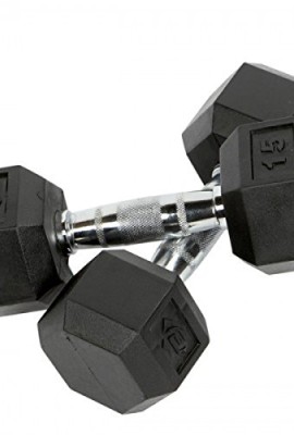 Element-Fitness-Virgin-Rubber-Commercial-Hex-Dumbbell-Set-5lbs-50lbs-0