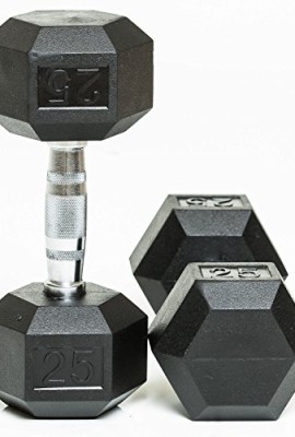 Fitness-Solutions-Rubber-Hex-Dumbbells-25-Pounds-0