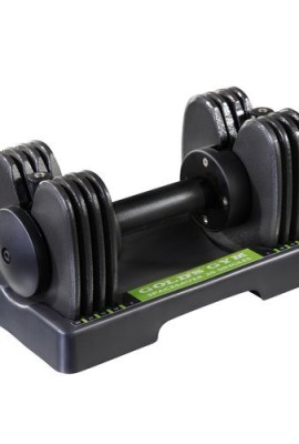 Gym-SpaceSaver-25-lb-Single-Dumbbell-convenient-design-Includes-storage-tray-0