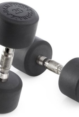 Hampton-Dura-Prostyle-Urethane-Round-Dumbbells-5-100-lb-Set-0