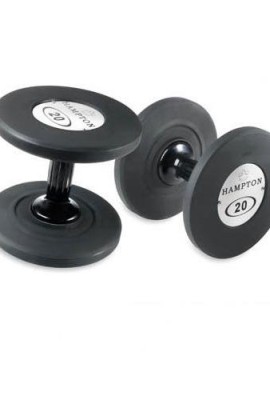 Hampton-Fitness-Gel-Grip-Urethane-30-lb-Dumbbell-Pair-with-Black-Handle-0