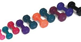 Hausmann-Vinyl-Coated-Dumbbells-Sold-Individually-Ebony-Black-10-lbs-0