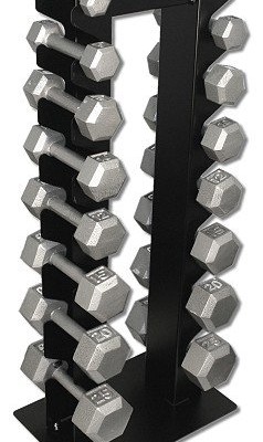 Hex-Dumbbell-Set-8-Pairs-3-25lb-w-Rack-0