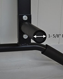 Joist-Mount-Chin-Pull-Up-Bar-Rafter-Mounted-for-P90x-Bands-Rings-W-4-rubber-grips-0-2