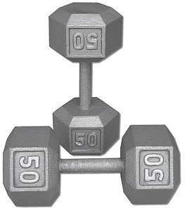 Pair-50-Lb-Cast-Iron-Hex-Dumbbells-0