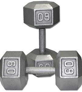 Pair-60-Lb-Cast-Iron-Hex-Dumbbells-0