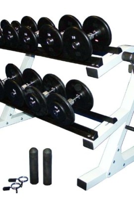 Profixed-Dumbbell-15lbs-50lbs-8-Pair-3581012-Rubber-Dumbbells-w-Rack-0