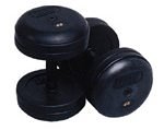 Rubber-Encased-Pro-Style-55-75lb-Dumbbells-Pair-0