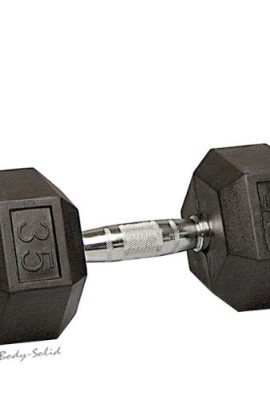 Rubber-Octagonal-Dumbbell-35-lb-0