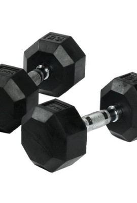 SPRI-Deluxe-Rubber-Dumbbells-Sold-as-set-of-2-20-Pound-0-0