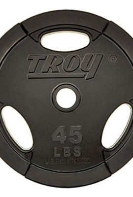Troy-Barbell-25-lb-Interlocking-Rubber-Grip-Plate-0