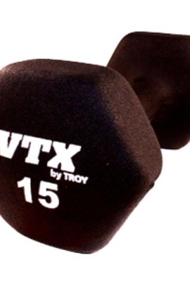 Troy-Barbell-VTX-Neoprene-Dumbbell-15-Pounds-0