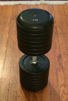 Troy-Pro-Style-Rubber-Dumbbells-Set-of-2-115-lbs-0