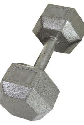 USA-Sports-Hex-Style-Solid-One-Piece-Construction-Gray-Baked-Polyester-Finish-Dumbbell-8-Pound-0