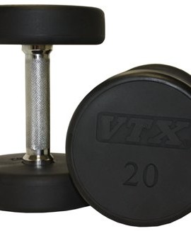 VTX-BD-050U-50-Lb-Round-Urethane-Dumbbell-0