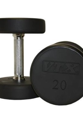 VTX-Round-Urethane-Dumbbell-45-lbs-0