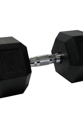 Valor-Fitness-RH-50-50lb-Rubber-Hex-Head-Dumbbell-single-dumbbell-0