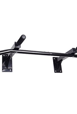 Wall-Mounted-Heavy-Duty-Chin-Up-Pull-Up-Bar-Boxing-Stand-Gymnastic-Rings-Suspension-Trainer-0