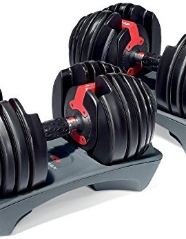 Workout-Strength-Exercise-Fitness-Equipment-Pair-of-Bowflex-Selecttech-552-Dumbbells-0