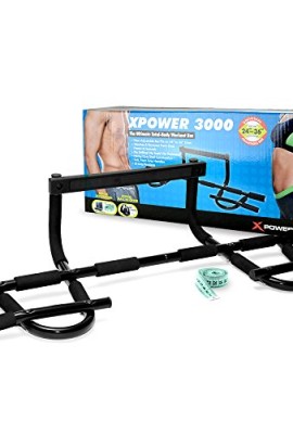 XPower-3000-All-in-One-Heavy-Duty-Steel-Chin-upPull-upSit-Up-Ultimate-Total-Body-Workout-Exercise-Bar-0