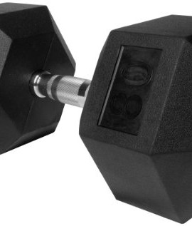 Xmark-Rubber-Hex-Dumbbell-55-Pounds-0
