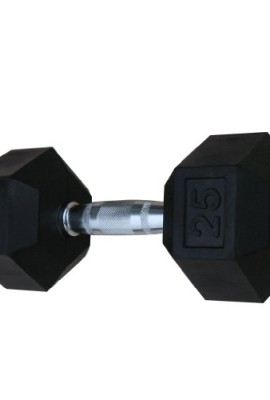 Yes4All-25-lbs-Rubber-Coated-Hex-Dumbbells-w-Ego-Handle-BAADZ-0-0