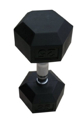 Yes4All-25-lbs-Rubber-Coated-Hex-Dumbbells-w-Ego-Handle-BAADZ-0-1