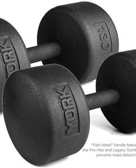 York-Barbell-130-lb-Legacy-Solid-Professional-Round-Dumbbells-0