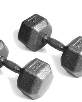 York-Barbell-45-lb-Ergo-Handled-Pro-Hex-Dumbbells-0