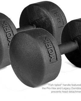 York-Barbell-50-lb-Legacy-Solid-Professional-Round-Dumbbells-0