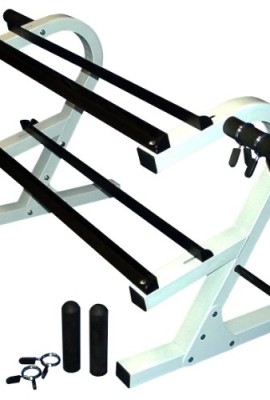 2-Tier-44-Dumbbell-Rack-w-2-Olympic-Adapters-2-Pairs-of-1-2-Spring-Collars-0
