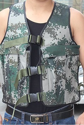 20Kg-44Lb-Adjustable-Weight-Vest-Canvas-Sport-Training-Fitness-Sandbag-0